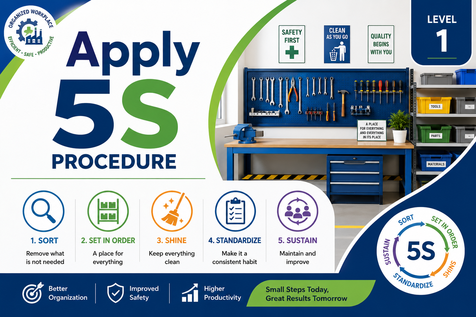 M01 Apply 5S procedure