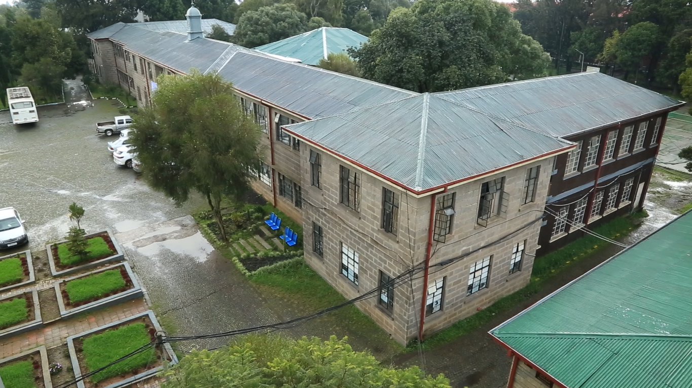 College Campus Top View